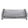 Under Bed Storage Container Large Capacity Carbon Steel and Oxford Cloth Rolling Under Bed Drawer with 4 Wheels