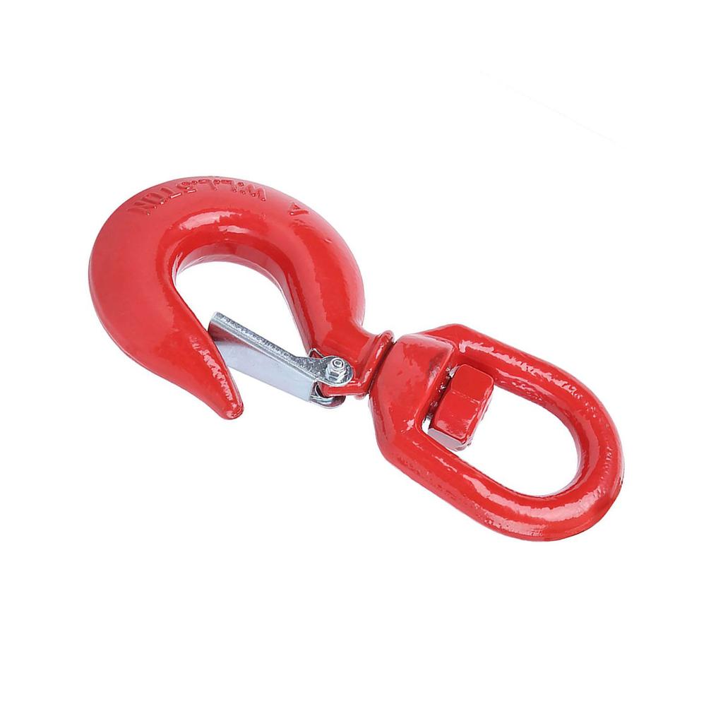 Crane Hook Swivel Eye Alloy Steel Gravity Rigging Lifting Industry Ship Building Round Hook 5T