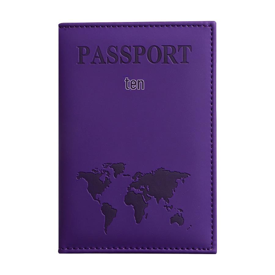 Vysoce kvalitní držák na pas a organizér na karty z PU kůže pro cestování