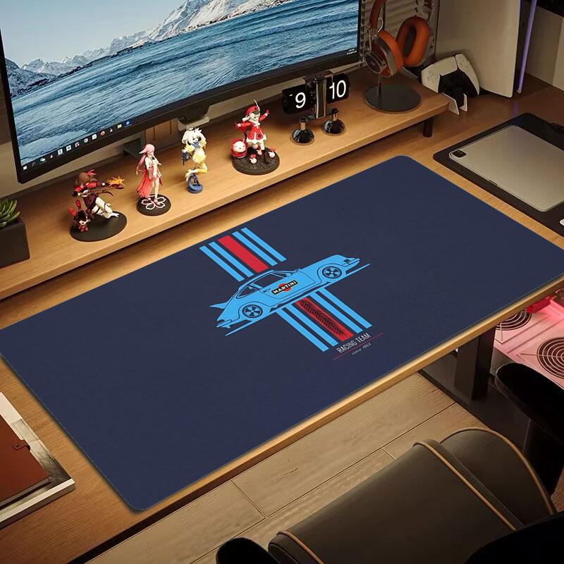 Martini Racing Large Size Mouse Pad Large Gaming Table Cushion Non-slip Laptop Tablet Big Mousepad XXL Mat Mini PC Playmat With Lock edge