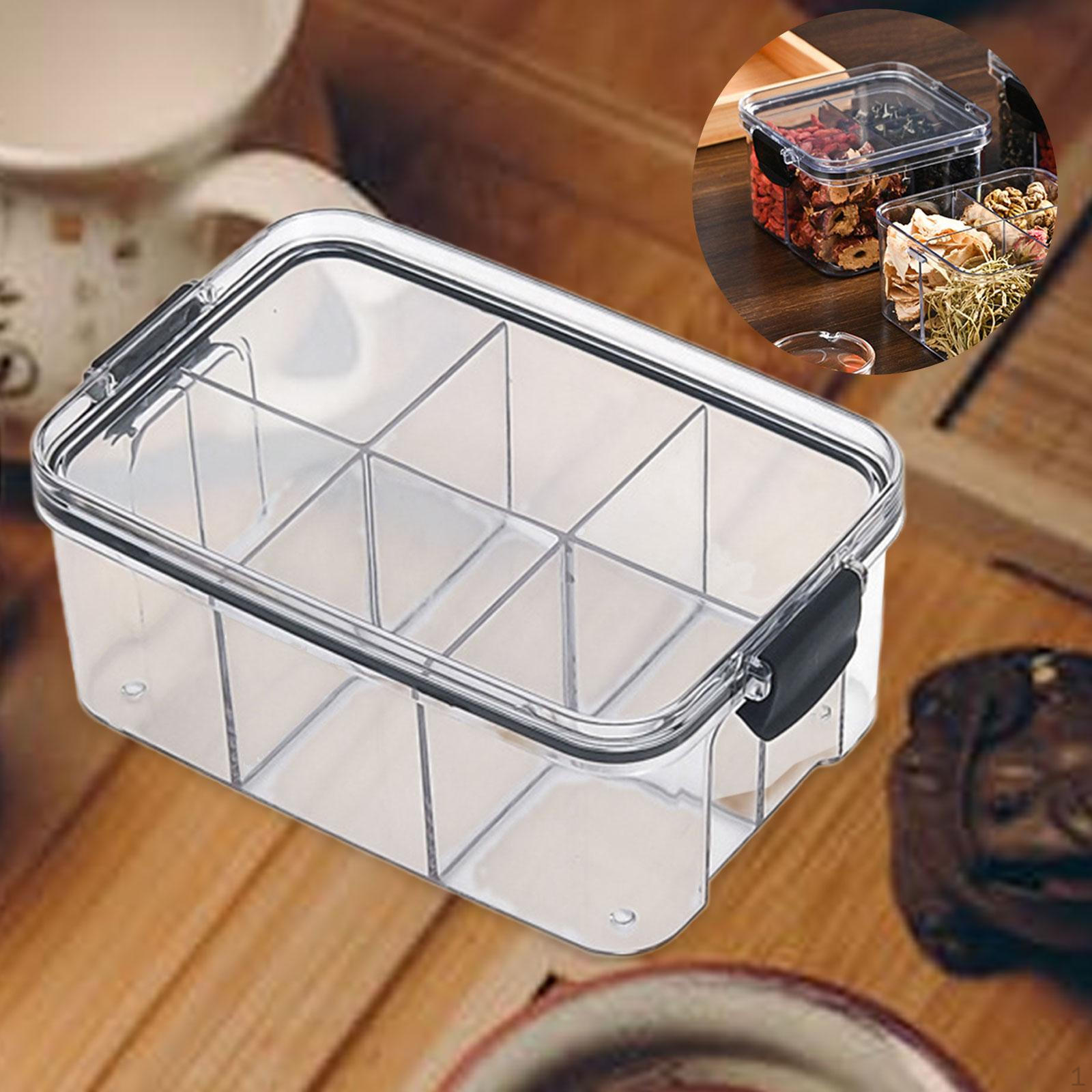 

Разделенные герметичные контейнеры для хранения продуктов, контейнеры для приготовления еды, контейнеры для сахара 680ml