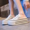 Half Slipper Women's Summer Outdoor Wear 2025 Canvas Shoes Thick Soled Shoes
