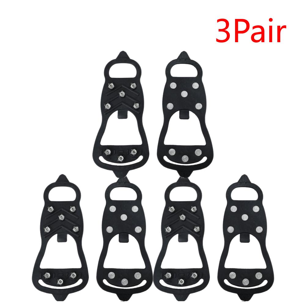 5/8 Зубьев Снежные Ледовые Кошки Противоскользящие Шипы для Ходьбы Ледовые Захваты Ледовые Кошки Шипы для Ходьбы по Льду для Активного Отдыха