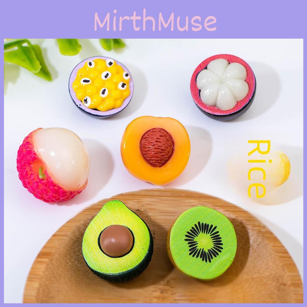 Realistic Miniature Resin Fruit Blind Box Creative Decor For Dollhouse Fans