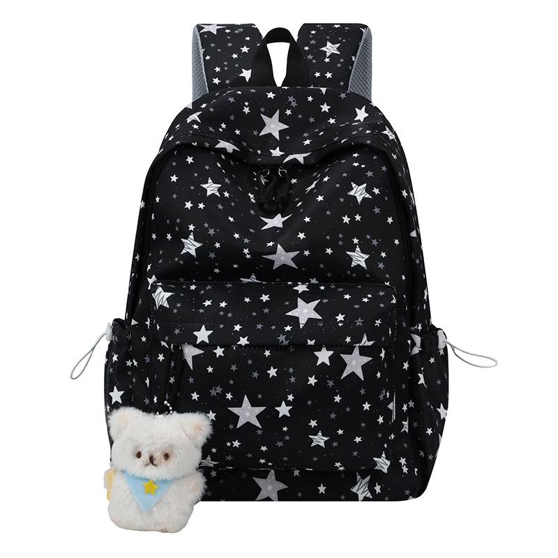 Schoolbag wholesale student schoolbag girl star printing Korean version niche ins backpack Mori college student computer bag male