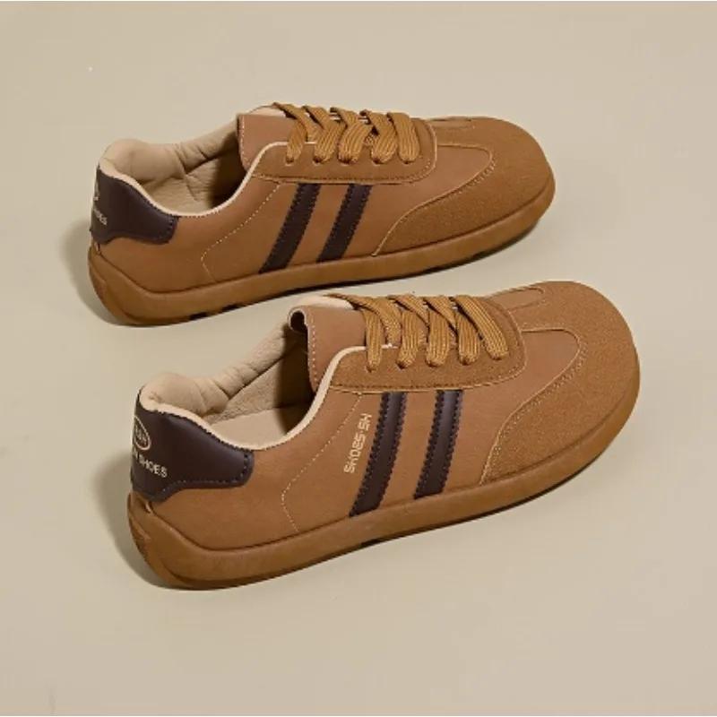 Big Size New Retro Flat Sneakers Women's Shoes Soft Soled Front Lace-up Women's Casual Shoes Zapatos De Mujer  Designer Shoes