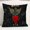 B-Bons J-Jovi Cushion Cover Pillow Cover Decor Pillowcase Printed Cushion Case For Couch