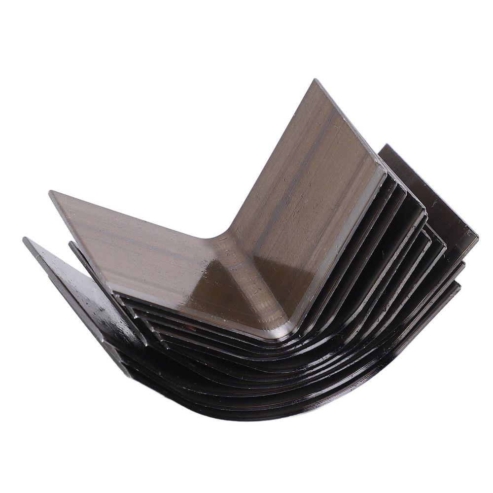 10 PCS Carbon Steel Leather Corner Punch Set Triangular Cutting Dies Kit  DIY Leathercrafts