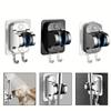 ABS Construction Adjustable No Punch Shower Head Bracket