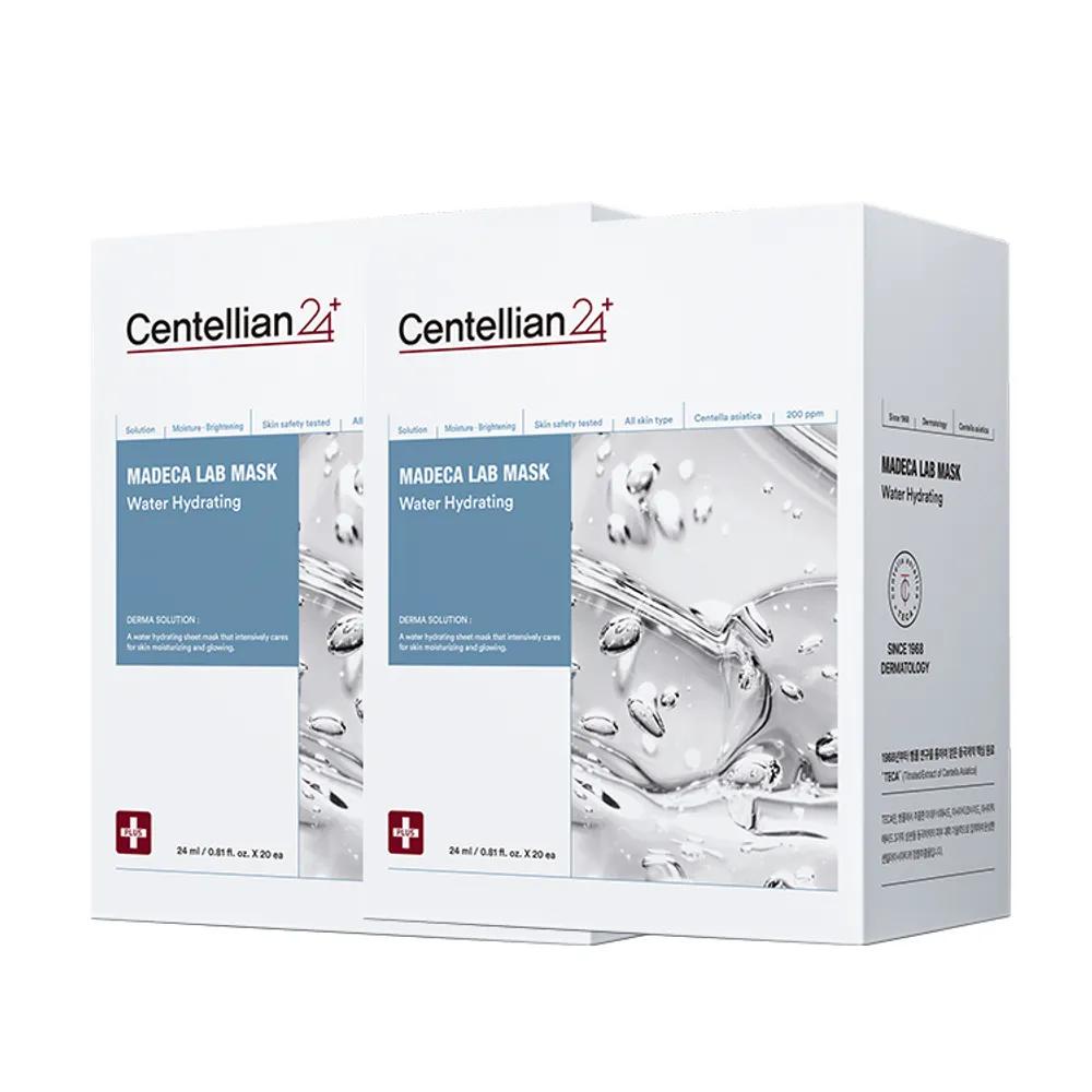 

[Moisture Soothing Pack 20+20] CENTELLIAN24 Madeca Lab Water Hydrating Mask Pack 20 Sheets Total 2 Packs