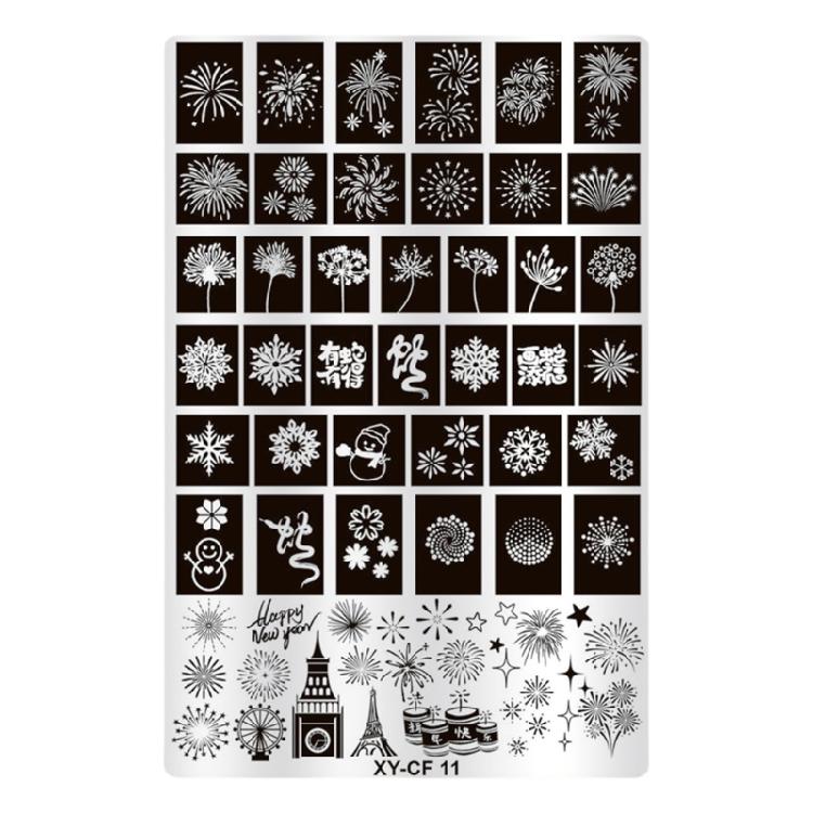 Stainless Steel Nail Stamping Plate Creative And Stylish Nail Art Intricate Nail Design Plate For Fashion Enthusiasts