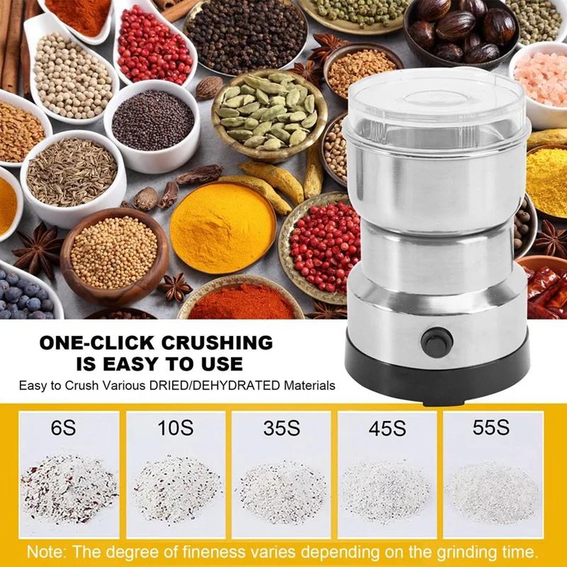 Electric Coffee and Spice Grinder, Premium Grain Mill for Ultra Fine Grinding with AU Plug, 150W