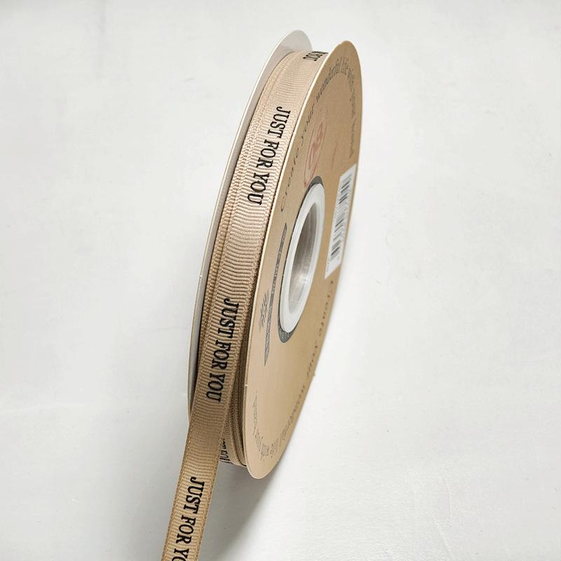 1cm Floral English Thread Ribbon for Gift Box & Cake Bouquet DIY