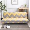 Printed Pattern  Folding Sofa Bed Cover Sofa Covers Spandex Stretchdouble Seat Cover Slipcovers For Living Room Geometric Print