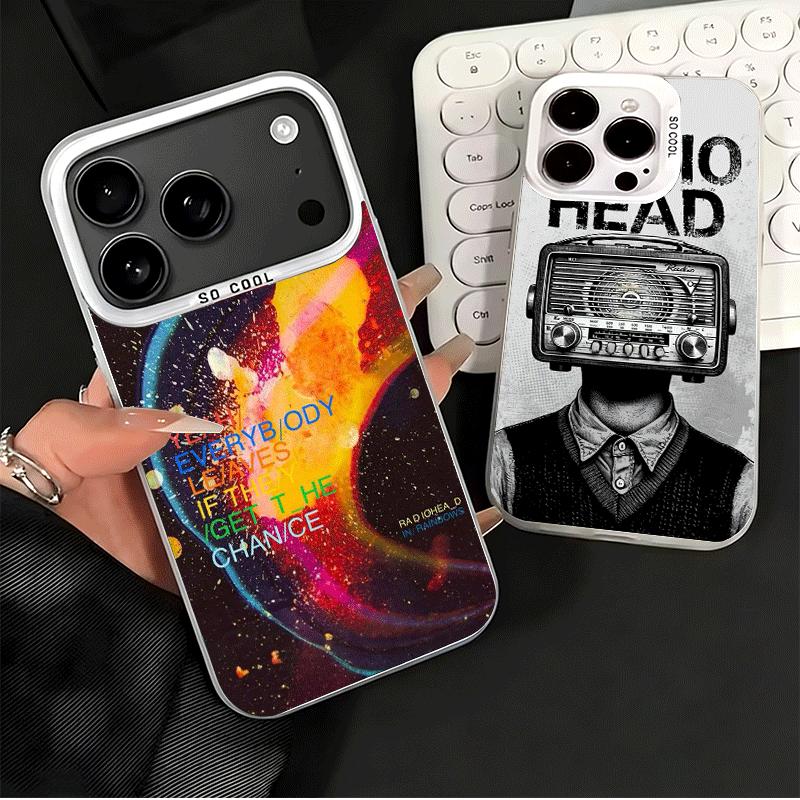R-Radiohead Bnad Shockproof Phone Case for iPhone 17 Air 16 16E 15 Pro Max 14 Plus 13 Mini 12 Back Cover Anti Fall Fundas