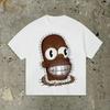 Street Wear Y2K Clothing T-shirt Men's Printed Hip Hop Cartoon Print T-shirt Gothic 100% Cotton Breathable Short Sleeve