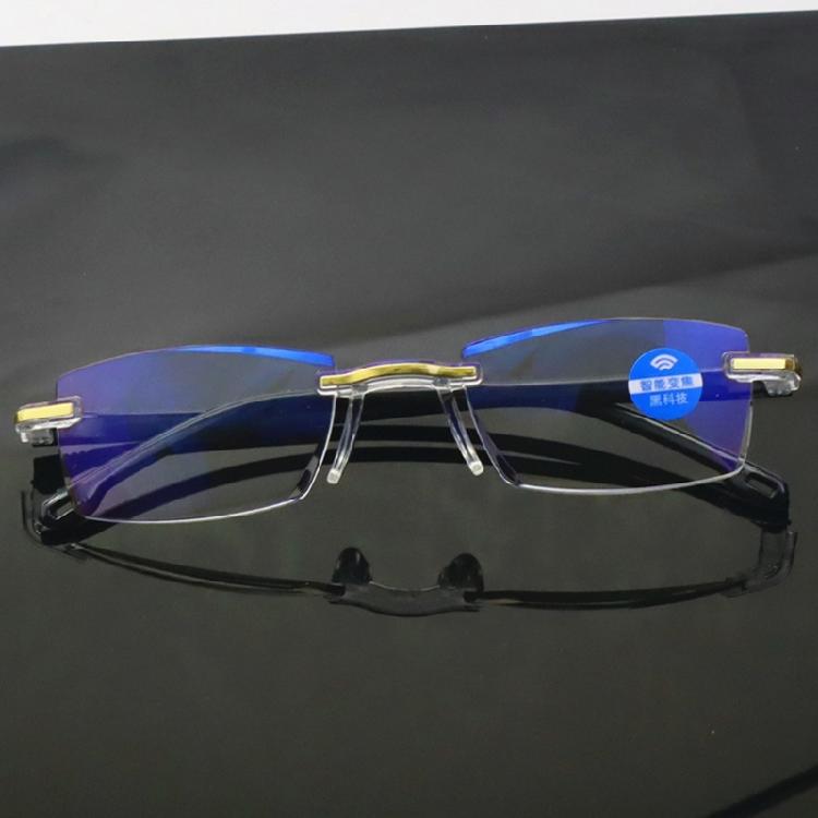 Lens Adjustment Blue Filter Glasses 2pc Impact Resistant PC Frame Includes Storage Case