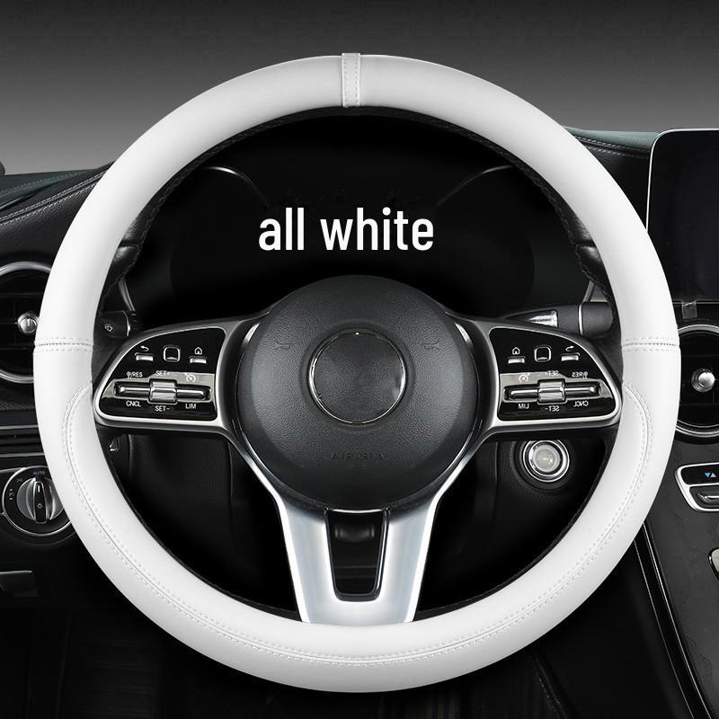 Panappi Cross-border Car Steering Wheel Cover In Various Colors for Medium-Sized Handles, Protects Car Steering Wheel from Wear and Tear.