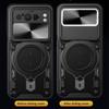 Slide Camera Lens Case For Google Pixel 8 Pro Pixel 8 Military Grade Bumpers Magnetic Armor Ring Fall Shock Protection Cover