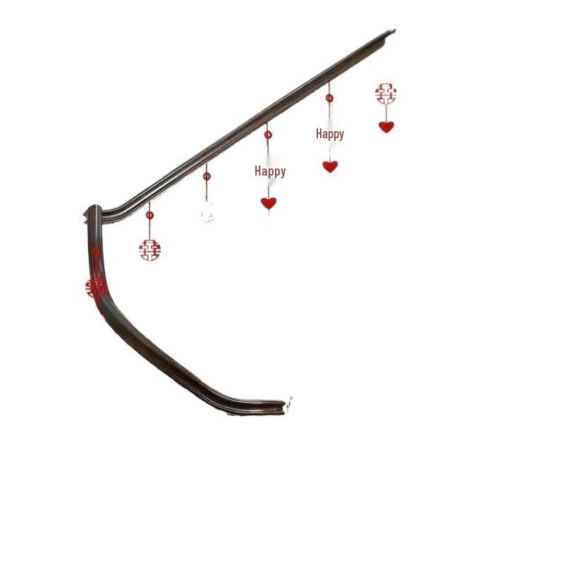 Wedding Stair Railing Pull Flower and Ribbon Set for Room Decoration