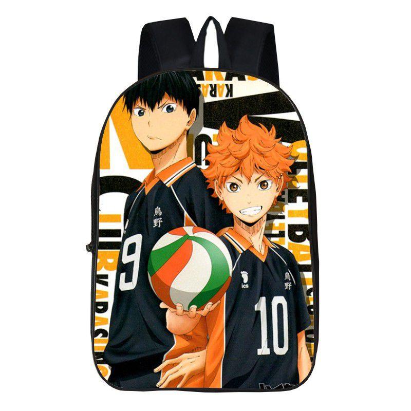 Karasuno Haikyuu Anime High School Backpack Shoulder Bag Travel Book Rucksacks