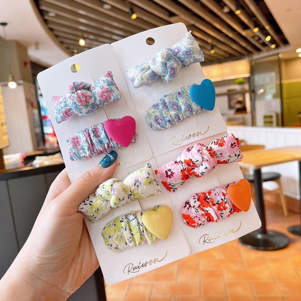

Headdress Hair Grip Children Floral Hair Clip Bangs Clip Korean Kids Bow Hairpin Flowers Barrettes