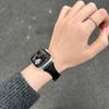 Slim Leather Strap For Apple Watch Series 11 46mm Band 42mm 49mm 44mm 40mm 41mm 45mm 38mm 45mm IWatch Ultra 2/3 S10 9 8 7 SE 6 5 4 3 2 Woman Bracelet