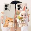 For Oppo A6s 5G CPH2789 Case Fashion Painted Flower Cat Silicone Back Cover For Oppo A 6s A6S 5G 6.75" Bumper Phone Cases Fundas