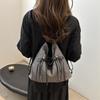 Casual Shoulder Bag Texture Personalized Double Back Class Large-capacity Bag Women's 2025 New Simple Commuter Tote Bag