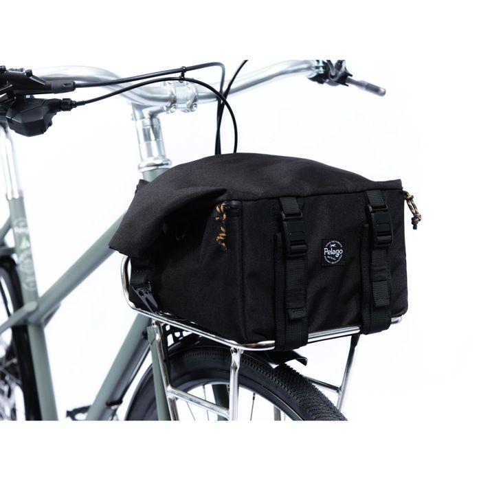 Sacoche de porte-bagages - PELAGO - Rackbag Eco - Noir - 23 L - Tissu recyclé hydrofuge