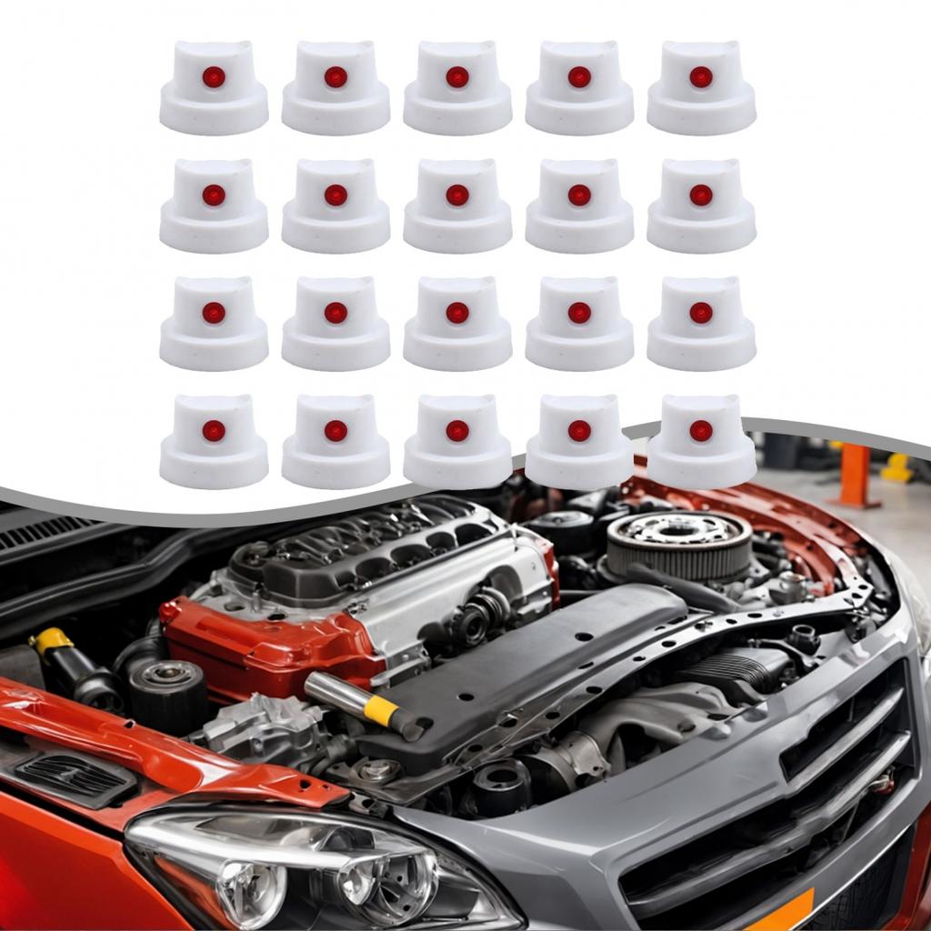 Białe Plastikowe Pokrywy Zamienne Dysz Spryskiwaczy do Opryskiwaczy Butelkowych 20