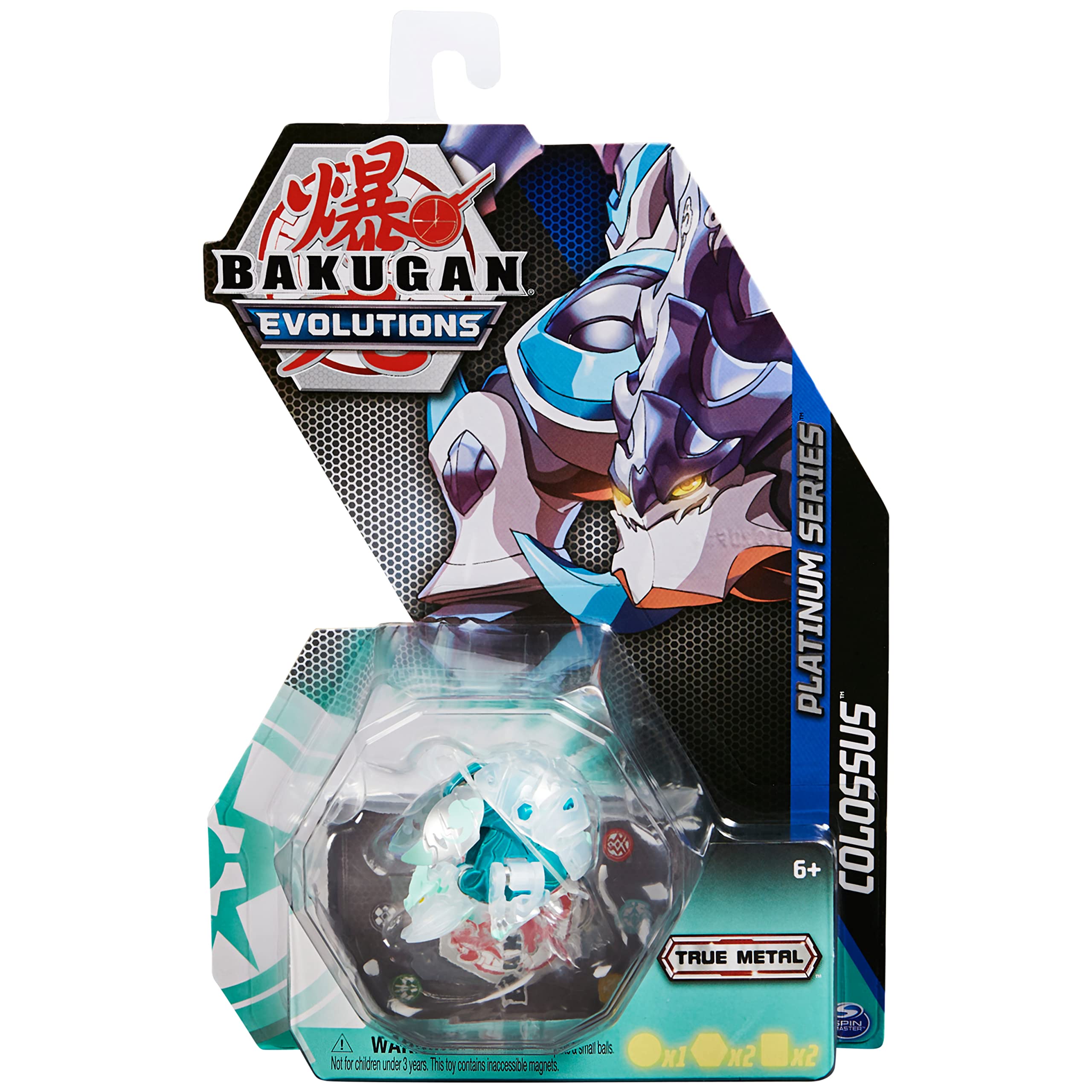 

Bakugan Evolution 2022 Платиновая серия Литой Хаос Колосс