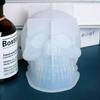 Moule en silicone pour bougies en forme de tête de mort, pour Halloween, Pâques, fabrication de bougies aromatiques, savon fait main, plâtre, moulage 3D, décoration d'intérieur