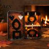 Reusable Small Storage Case DIY Mini Photo Frames Silhouette Tin Box, Halloween Miniature Box Picture Display Container for Party Home Decor