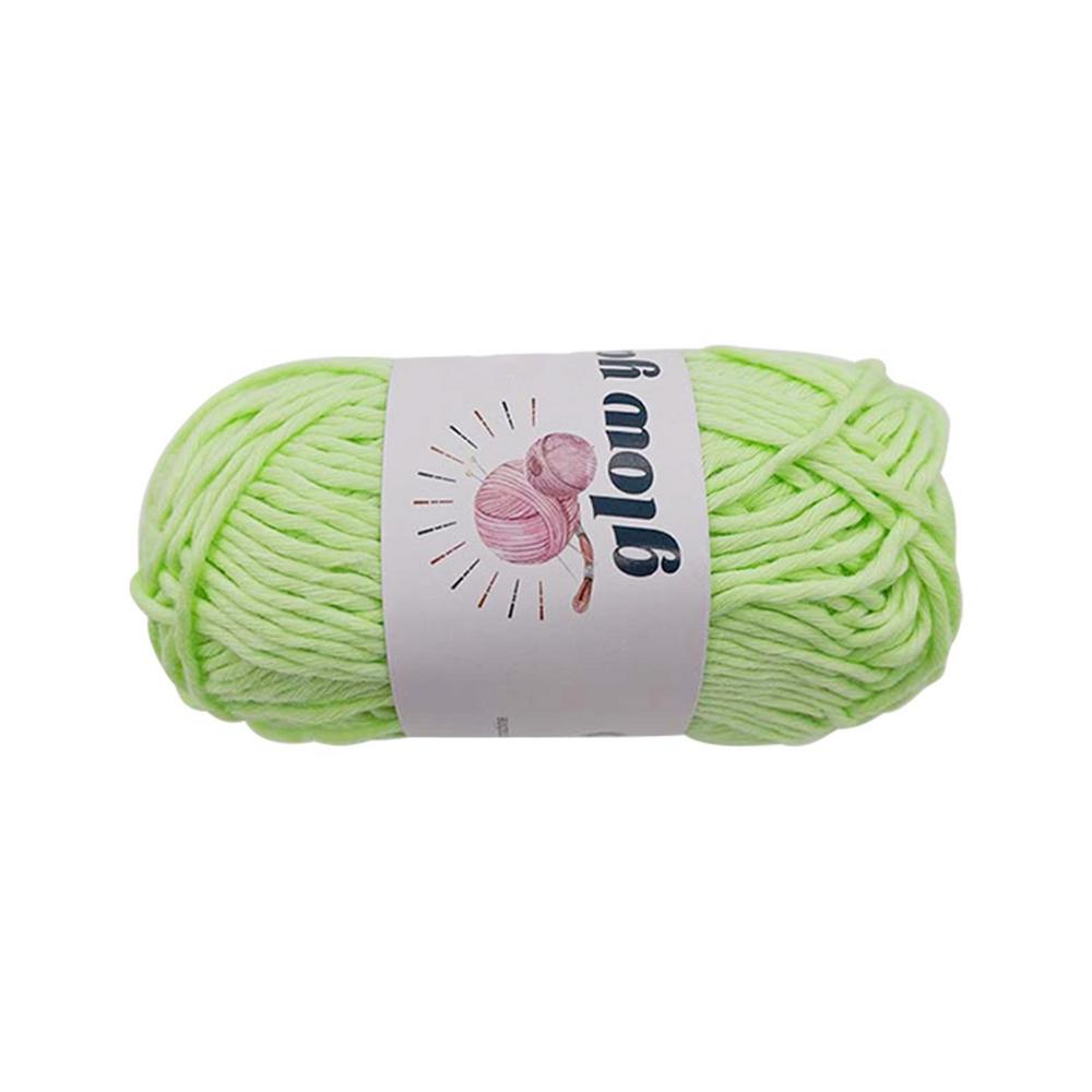 DIY Glow Yarn Sewing Luminous Yarns Soft DIY Polyester Handcraft Yards For Making Hats Scarves Shoes Sweaters Gloves And Socks