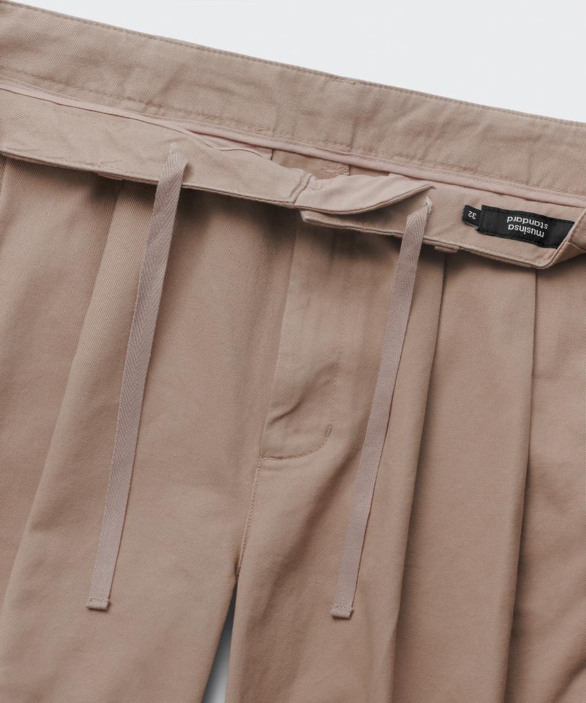 MUSINSA STANDARD Cotton Wide Balloon Pants [Mocha Beige]