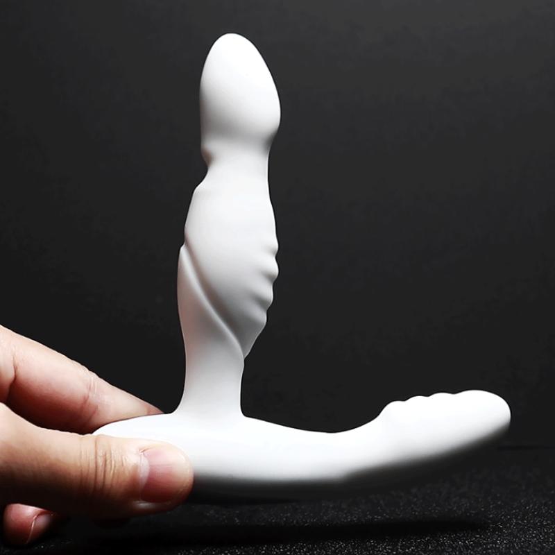 Erwärmung und Ziehen Version Anal Vibrator Finger Prostata Massager Anus Stimulieren Butt Plug Männlicher Masturbator Hinterhof Plug Sex Spielzeug