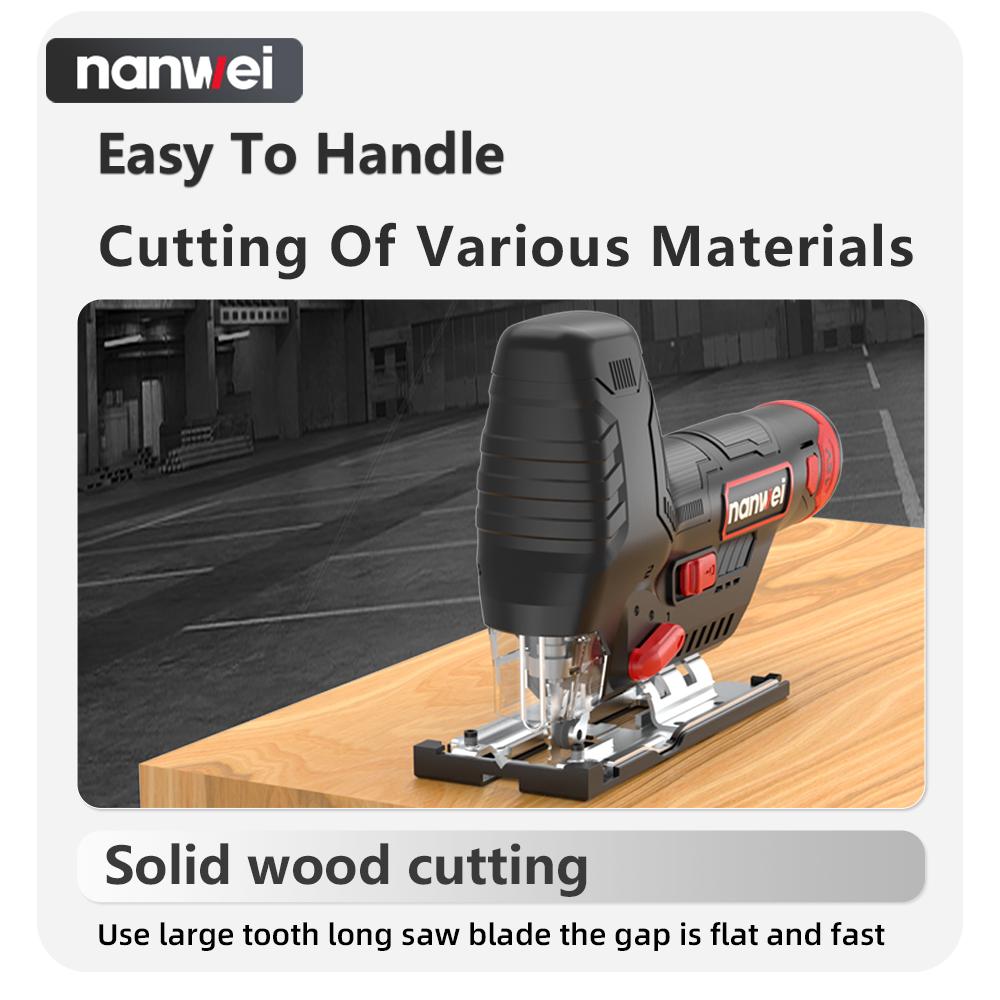 NANWEI 12 V /Jig Saw /Mini /6-speed setting /1500-2800 rpm /Charging interface Tpye-C