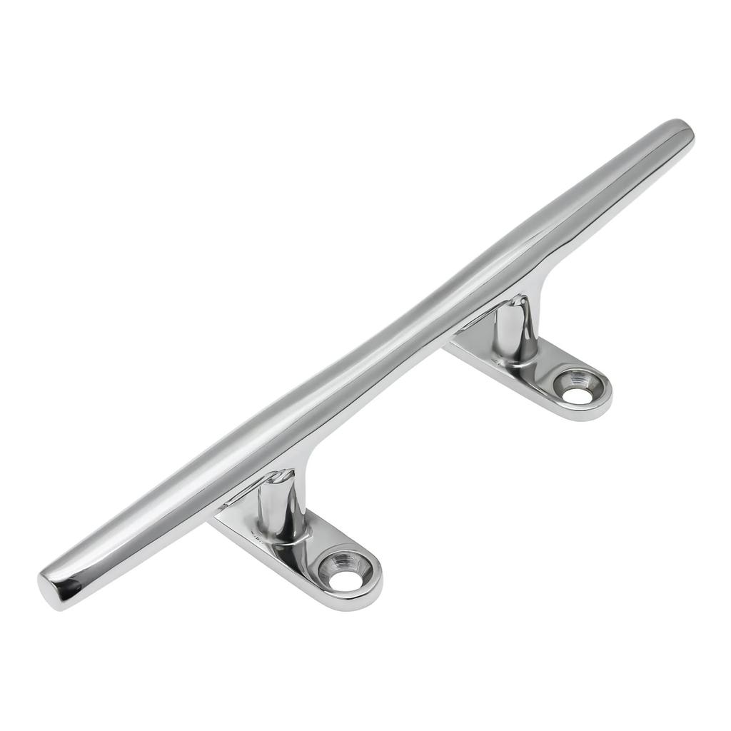 5" 6" 8" 10" 12" Stainless Steel Mirror Finish Heavy Duty Boat Hollow Base Cleat Circular Bolt Marine Marine Yacht Accessories