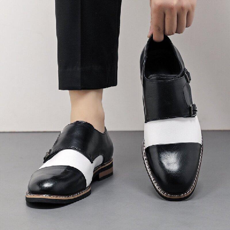 Fashion American Business Men Loafers Casual Comfortable Breathable Fashion Round Toe Shoes British Party Shoes Men Size 38-48