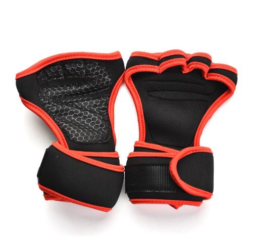 

Weight Lifting Gloves For Men Women Gym Workout Gloves With Wrist Support Fitness Training Gloves Non Slip Palm Breathable Body M красный