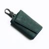 Waterproof Pull Out Keychain Pouch PU Leather PU Key Wallets Key Holder Bag  Key Holder Case