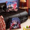 Anime Virtual Girl Hoshimachi Suisei Pillow Case Fashion Square Pillowcase Bedroom Sofa Room Ins Decoration Leisure