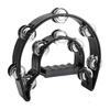 Educational Percussion Tool Steel Bell Tambourine with Shock Resistant Plastic Frame Suitable for Schools Various Event