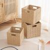 Faltbarer Aufbewahrungskorb im Rattan-Stil: Vielseitiger Wäsche-, Spielzeug- und Snack-Organizer