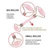 5PCS Natural Jade Roller Set Quartz Facial Massager Anti-wrinkle Gouache Scraper Skin Care Body Massage Roller