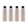 4pcs Portable 250ml Refillable Plastic Bottles Cosmetic Containersfor Shampoo Conditioner Makeup Remover Leak Proof