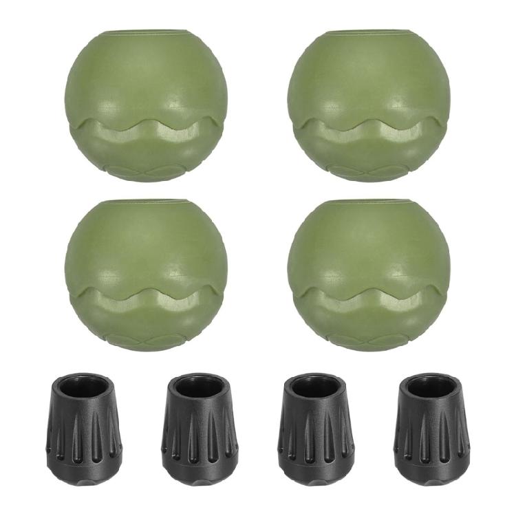 4pack Shocked Absorbing Stool Cover Fishing Stool Cover Hiking Stool Protectors for Hiking Fishing Outdoor Stability 13MM зелёный 1250₽