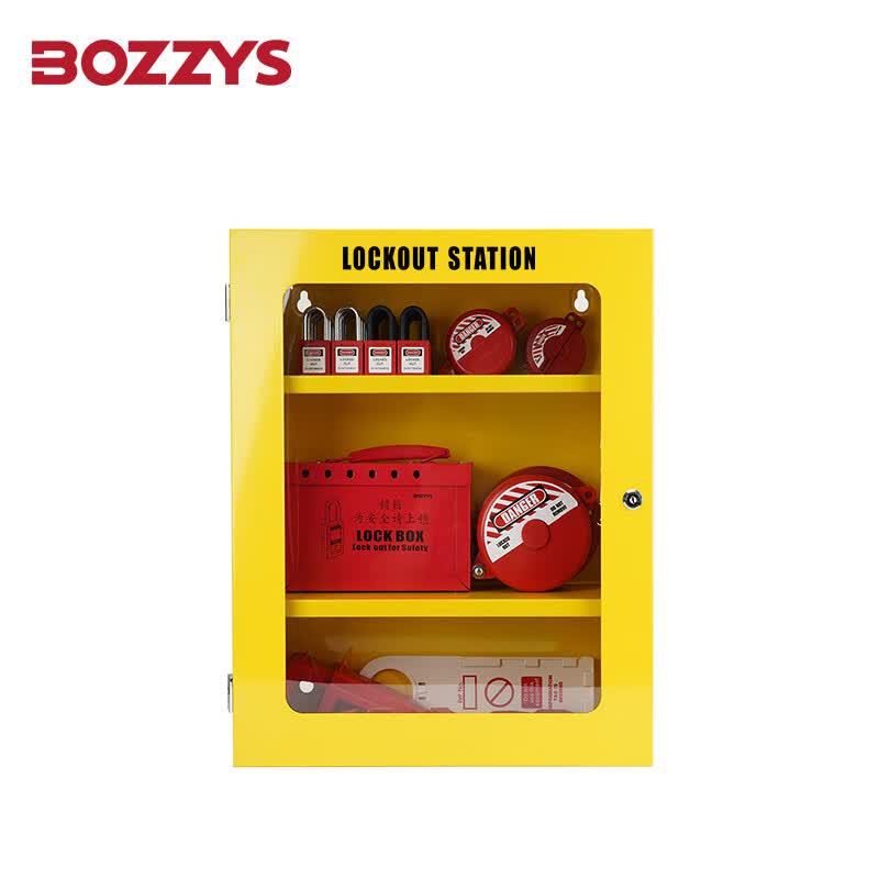 BOZZYS Wall-Mounted LOTO Lockout Tagout Workstation