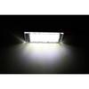 For Renault Megane 3 Clio License Plate Light White No Error Led Number License Plate Light Laguna 2 Megane 3 Twingo